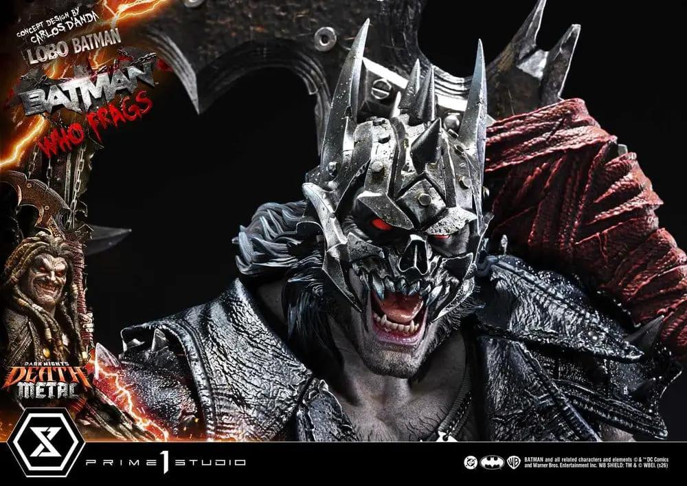 Estatua 1/3 Prime 1 Studio Dark Nights Death Metal Museum Masterline Batman Who Frags Lobo Batman, 81 cm