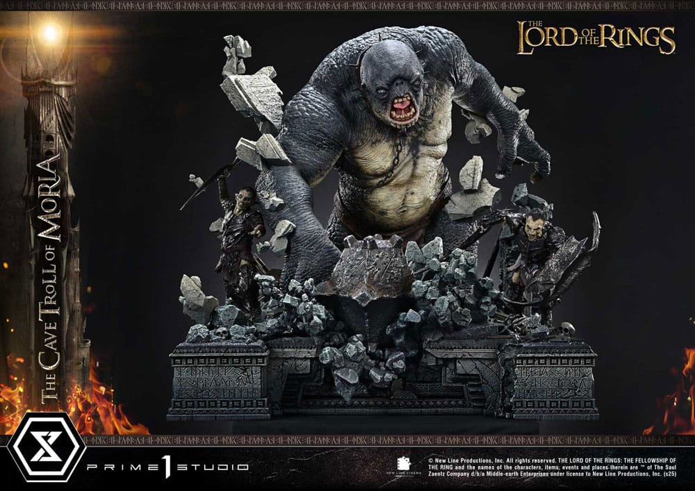 El Señor de los Anillos Estatua Premium Masterline Series 1/6 Cave Troll of Moria 91 cm