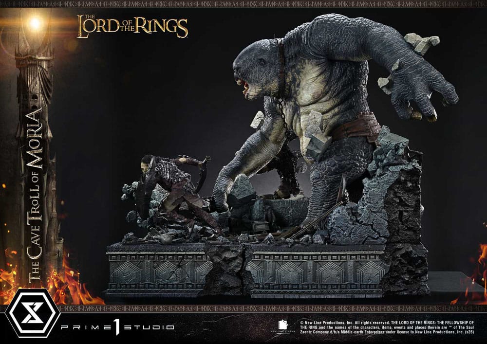 El Señor de los Anillos Estatua Premium Masterline Series 1/6 Cave Troll of Moria 91 cm