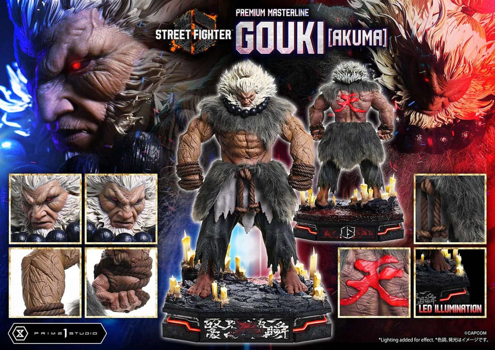 Street Fighter 6 Estatua Premium Masterline Series 1/4 Akuma  60 cm