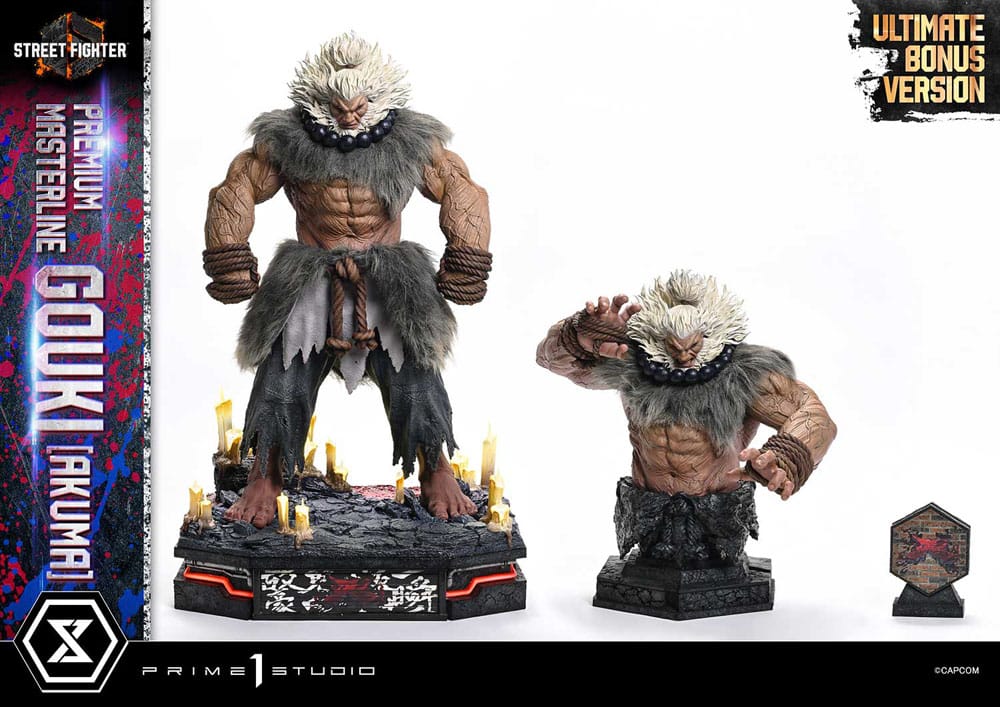 Street Fighter 6 Estatua Premium Masterline Series 1/4 Akuma Ultimate Bonus Version 69 cm