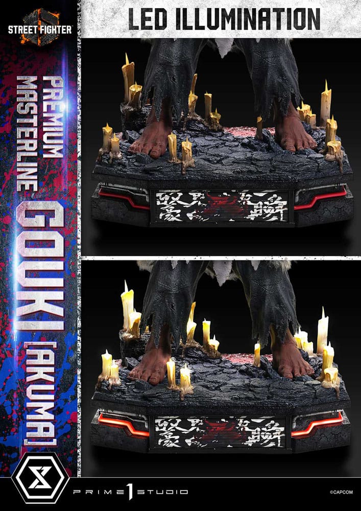 Street Fighter 6 Estatua Premium Masterline Series 1/4 Akuma Ultimate Bonus Version 69 cm