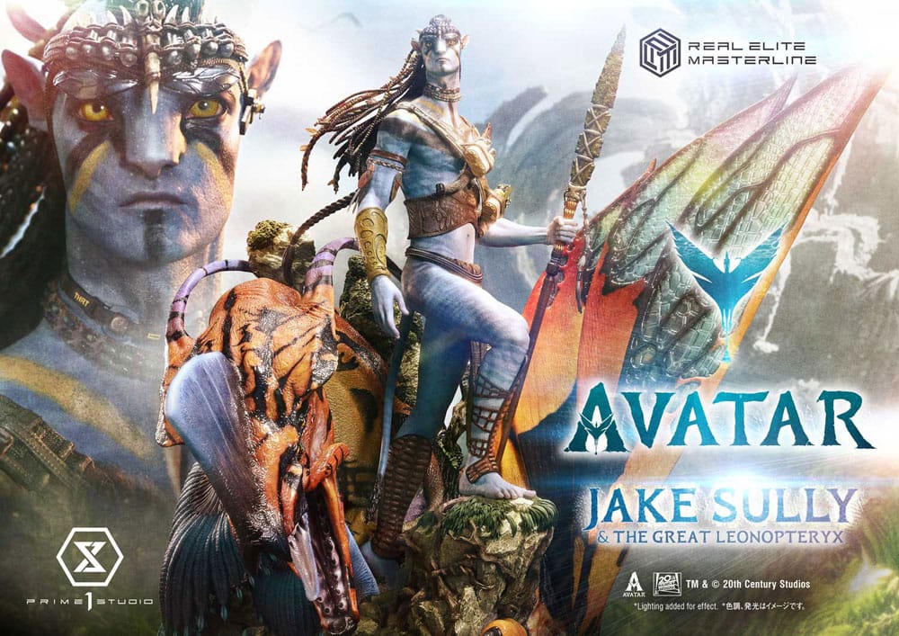 Avatar (Film) Estatua Real Elite Masterline Series 1/4 Jake Sully & The Great Leonopteryx 87 cm