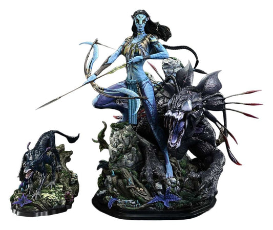 Avatar (Film) Estatua Real Elite Masterline Series 1/4 Neytiri & Thanator Deluxe Version 75 cm