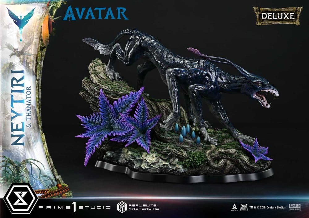 Avatar (Film) Estatua Real Elite Masterline Series 1/4 Neytiri & Thanator Deluxe Version 75 cm
