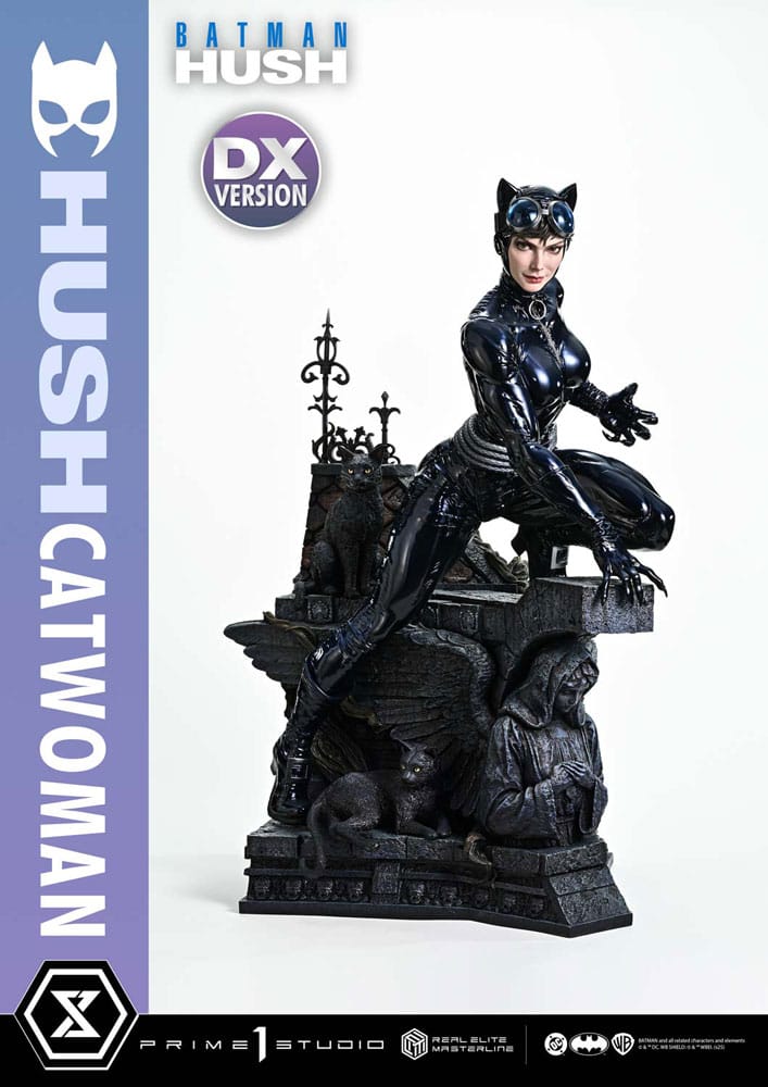 Batman: Hush (Comics) Estatua Real Elite Masterline Series 1/3 Catwoman Deluxe Bonus Version 65 cm
