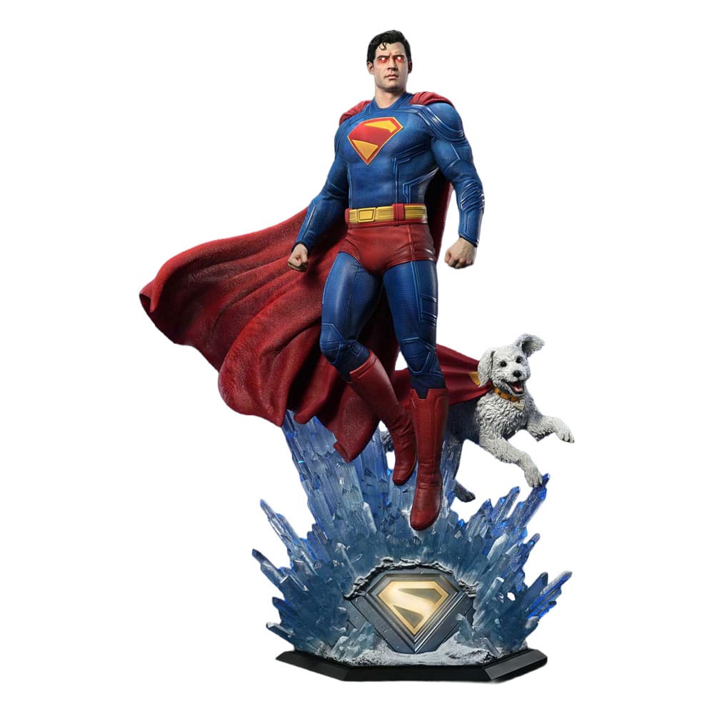 Superman (2025) Estatua Real Elite Masterline Series 1/3 Superman with Krypto Bonus Version 95 cm