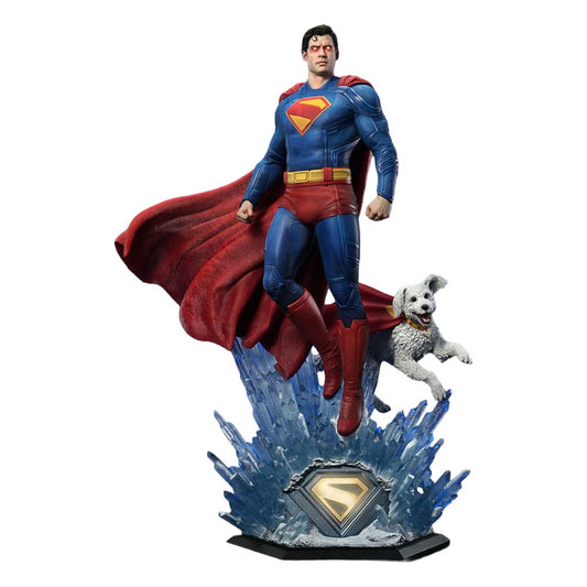 Superman (2025) Estatua Real Elite Masterline Series 1/3 Superman with Krypto Bonus Version 95 cm