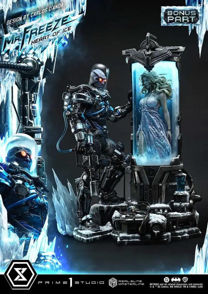 Estatua 1/3 Batman y Mr. Freeze Heart of Ice de PRIME 1 STUDIO, Real Elite Masterline, 82 cm, azul hielo