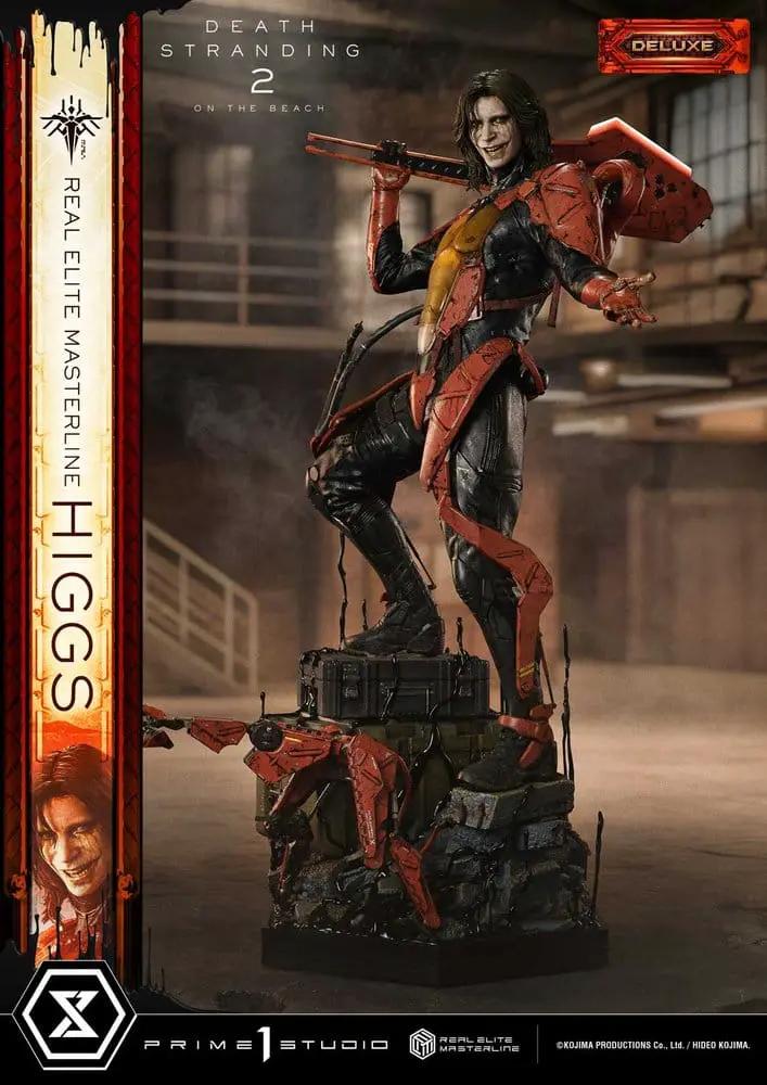 Death Stranding 2 Higgs 1/3 scale Masterline statue, red armor, black suit, 81 cm, Prime 1 Studio