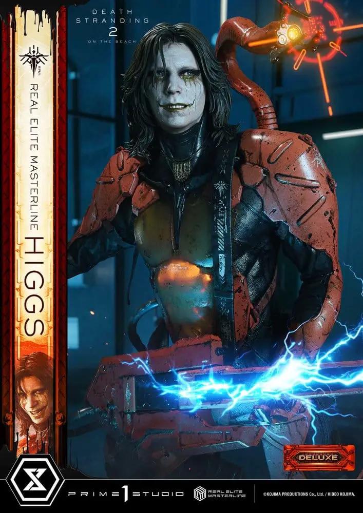 Death Stranding 2 Higgs Masterline 1/3 statue by Prime 1 Studio, orange-red armor, 81 cm, Deluxe DX