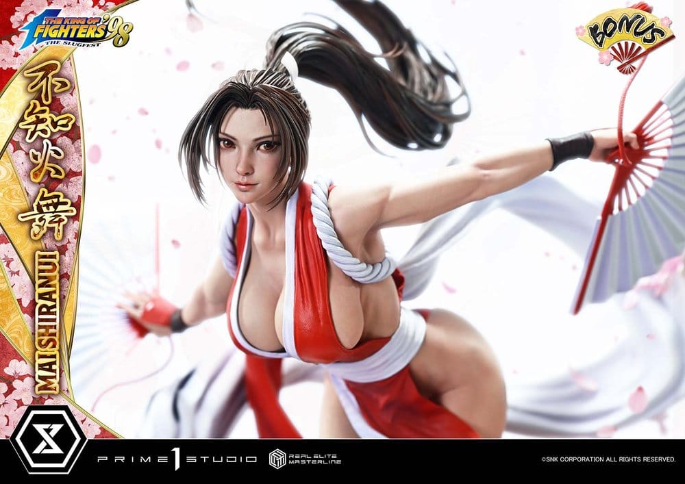 The King of Fighters´98 Estatua Real Elite Masterline Series 1/4 Mai Shiranui Ultimate Bonus Version 70 cm