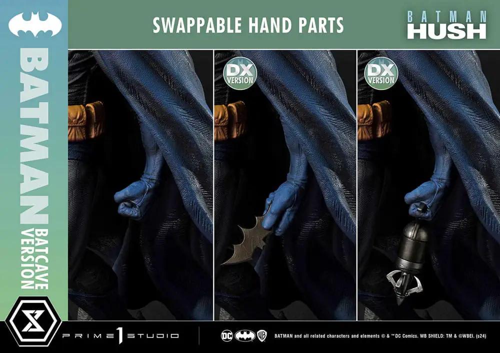 Batman Hush 1/4 statue by PRIME1 Studio; blue suit, deluxe DX version with swappable hands, 3-panel display