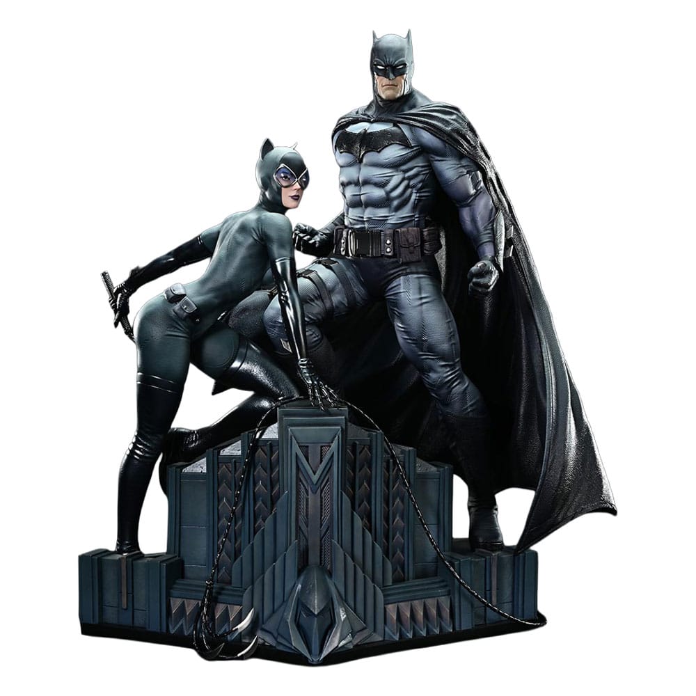 DC Comics Estatua Ultimate Premium Masterline Series 1/4 Batman & Catwoman (Concept Design by Clay Mann) Bonus Version 56 cm
