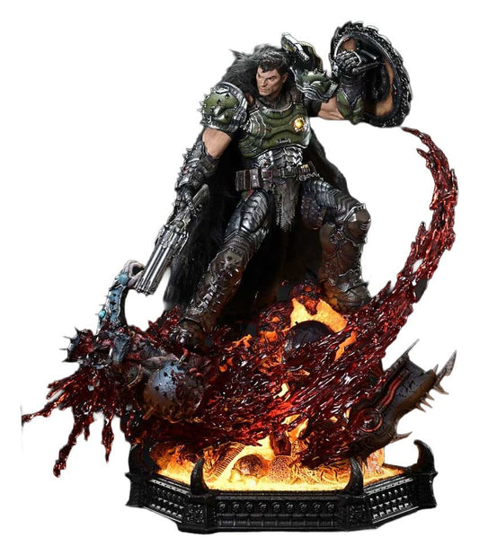 DOOM: The Dark Ages Estatua Ultimate Premium Masterline Series 1/4 DOOM Slayer DX Bonus Version 77 cm