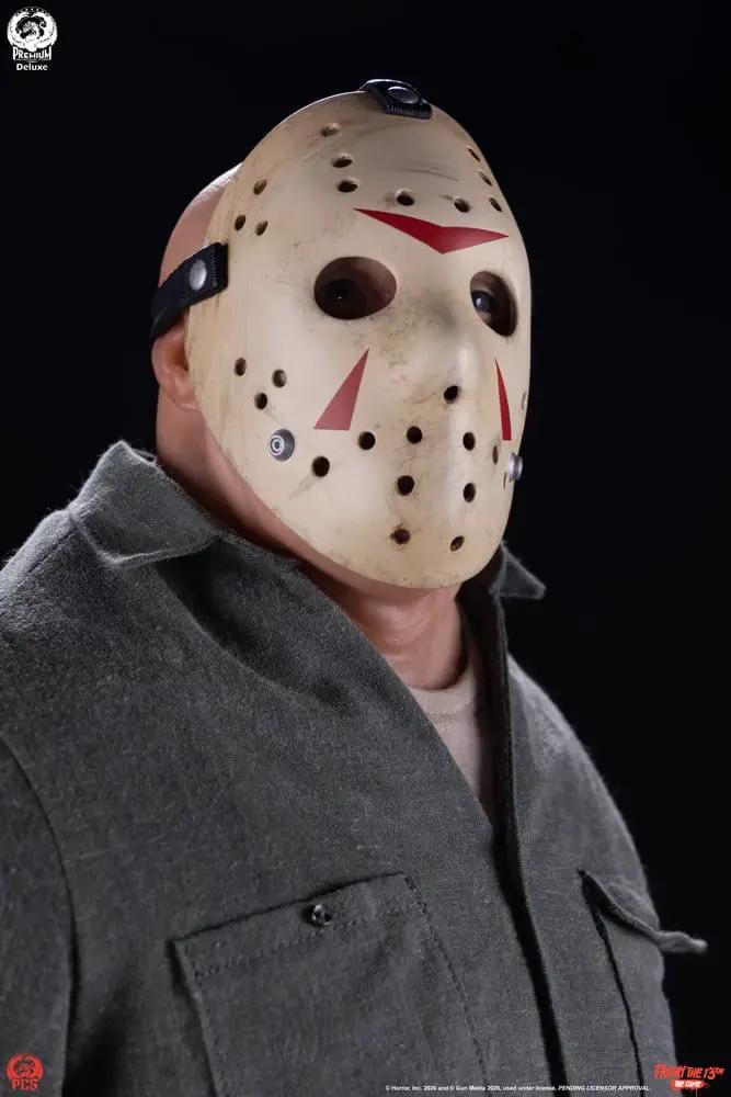 Figura de acción Jason Part 3 1/3, 74 cm, máscara beige, Friday the 13th: The Game, Premium Collectibles Studio