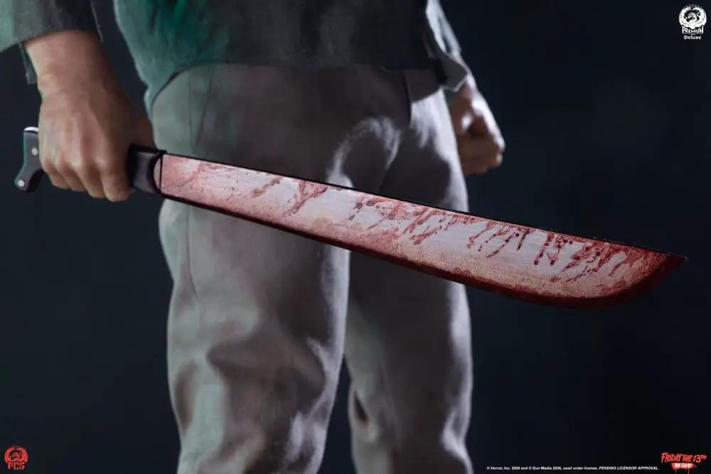 1/3 scale Friday the 13th Jason Part 3 deluxe statue by Premium Collectibles Studio, wielding a blood-stained machete