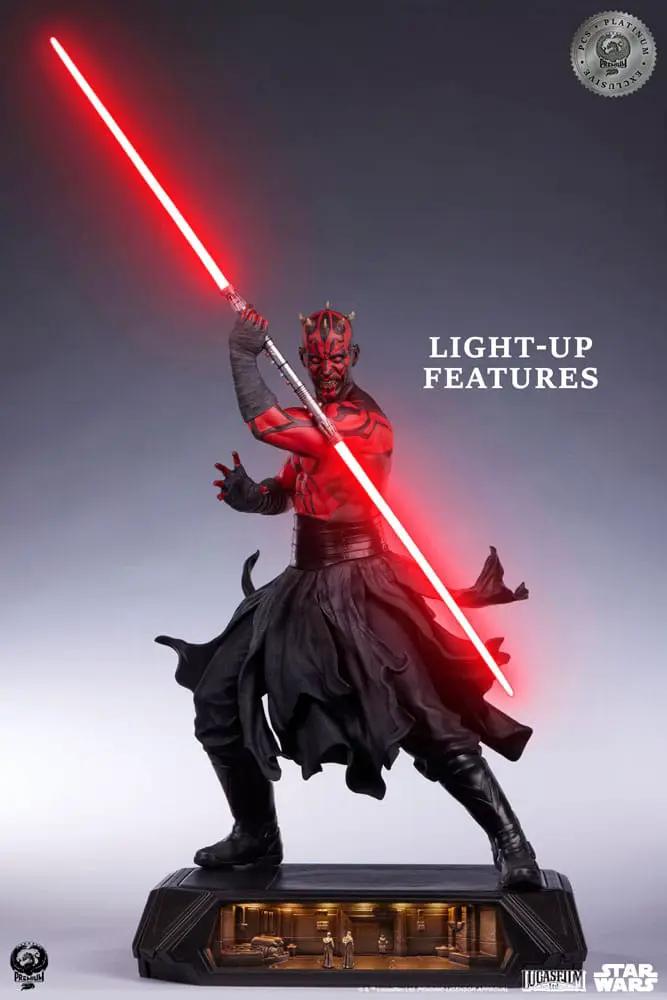 Star Wars Darth Maul statue, Epic Series 1/3, 86 cm, by Premium Collectibles Studio, light-up red lightsaber