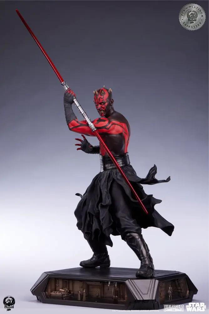Darth Maul statue, 1/3 scale, Platinum Exclusive 86 cm, by Premium Collectibles Studio, red lightsaber