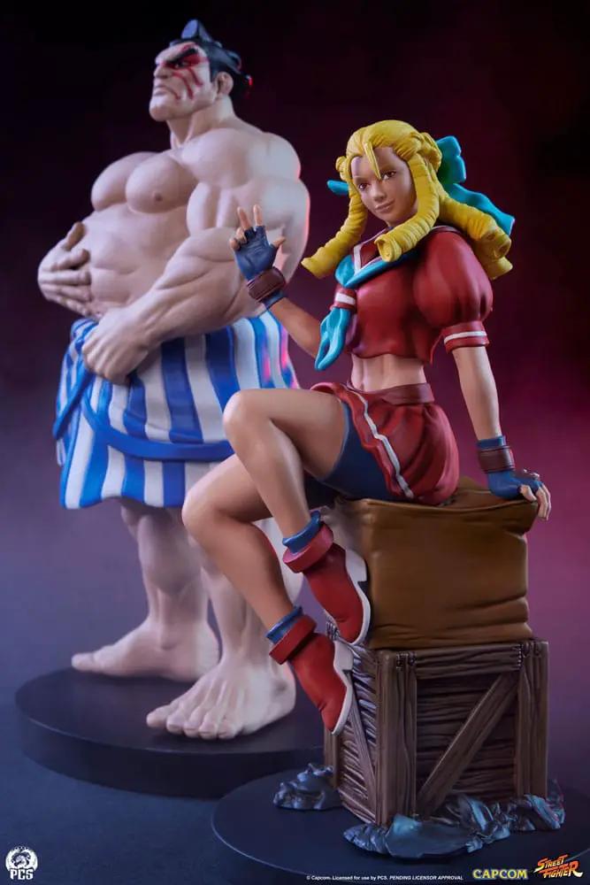 Street Fighter Street Jam Estatuas 1/10 Karin & E. Honda action figures by Premium Collectibles Studio, red Karin outfit
