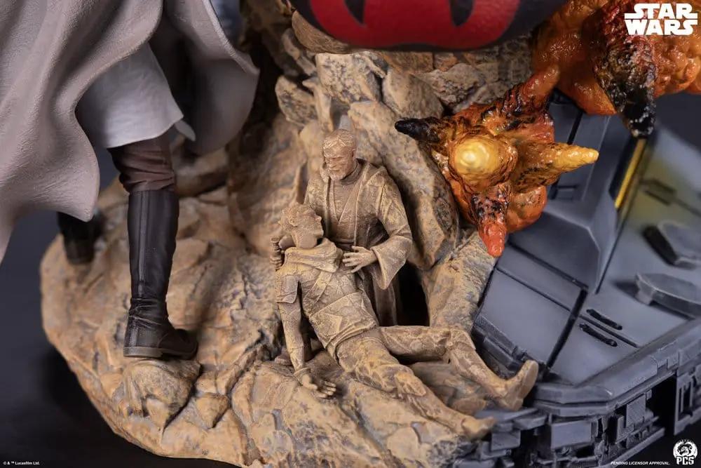 Star Wars Fine Art Busto Darth Maul 37 cm statue on rocky diorama base by Premium Collectibles Studio