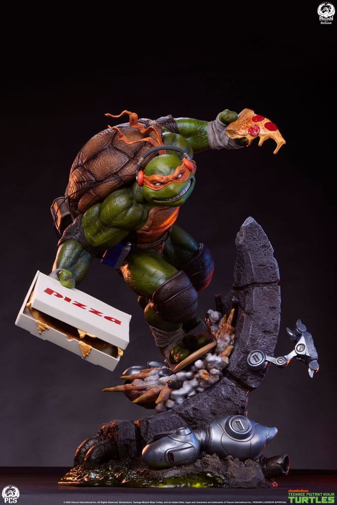 Tortugas Ninja Estatua 1/3 Michelangelo Deluxe Edition 67 cm