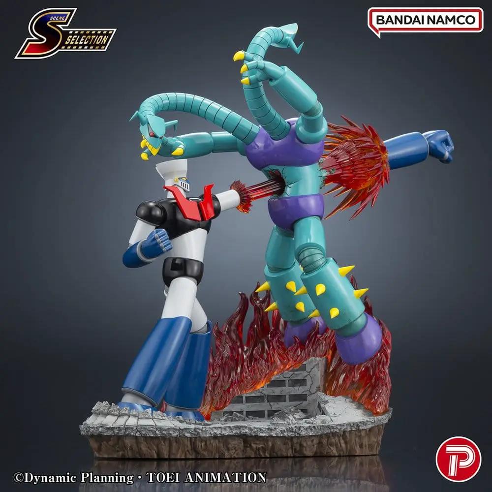 Figura PVC Mazinger Z Scene Selection 03 de Bandai, 2 figuras de acción de 19 cm con Rocket Punch enfrentando monstruo