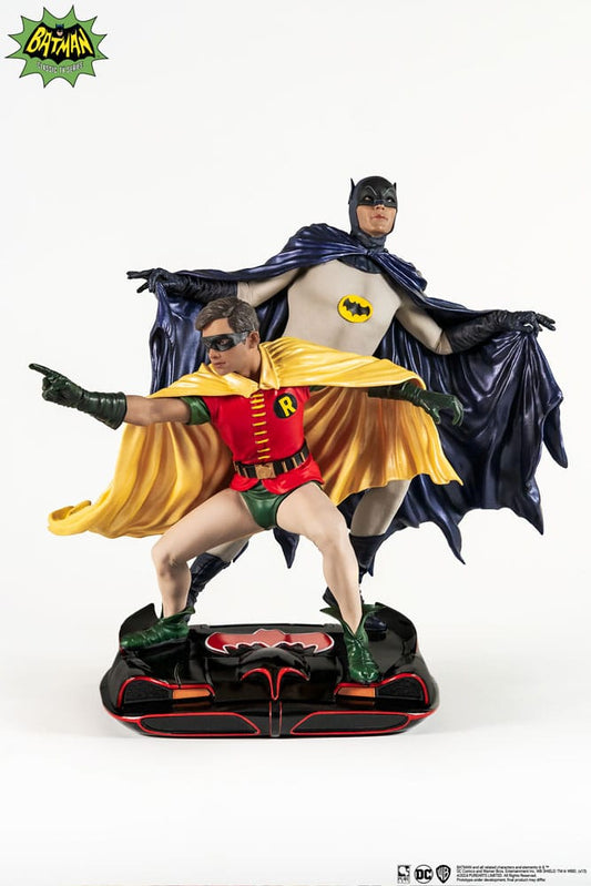 DC Comics Estatua PVC 1/8 Diorama Batman & Robin 1966 23 cm