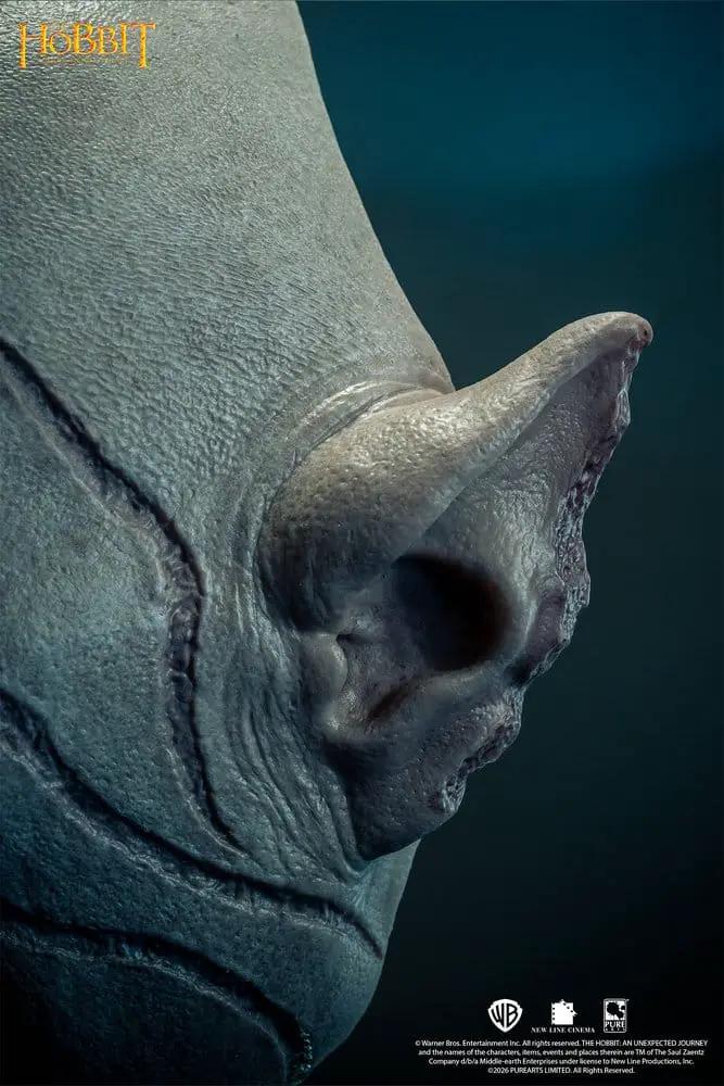 Azog art mask replica 1/1 de El Señor de los Anillos, 54 cm, PURE ARTS