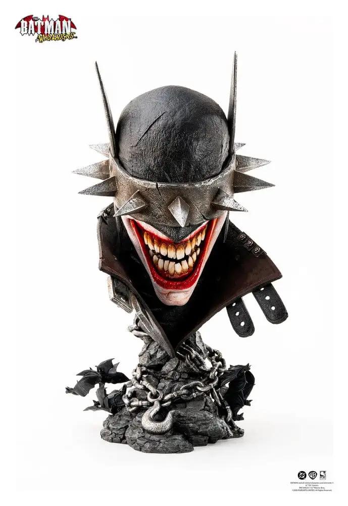 Réplica 1/1 Art Mask Batman Who Laughs de Pure Arts, figura de acción DC Comics 51 cm con casco espinado y sonrisa roja