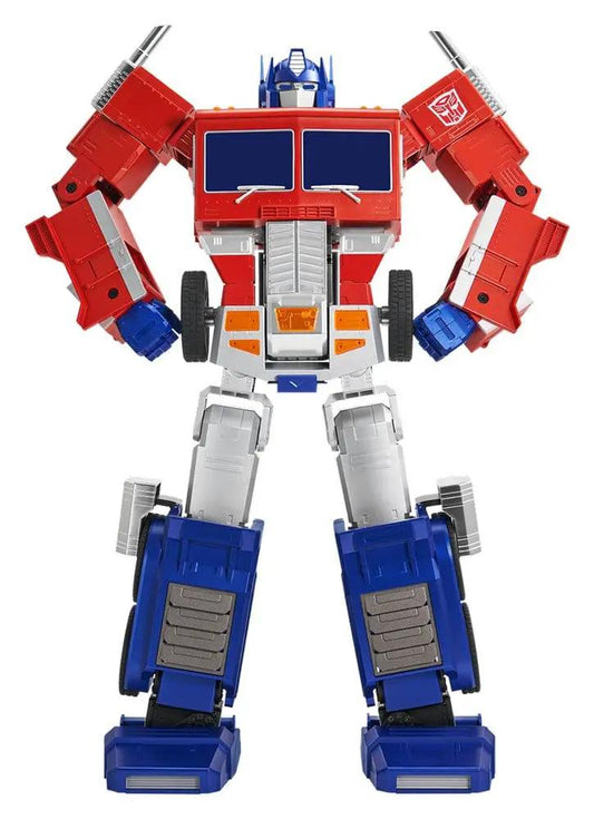 Figura de acción ROBOSEN Transformers G1 Flagship Robot Interactivo Optimus Prime (2026 Version), 48 cm, en rojo y azul