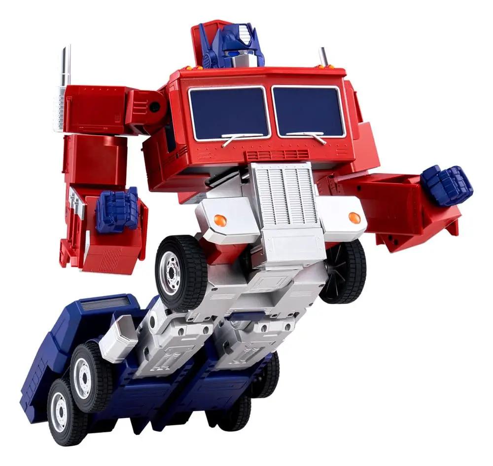 Figura de acción ROBOSEN Transformers G1 Flagship Optimus Prime interactivo en rojo y azul, 48 cm