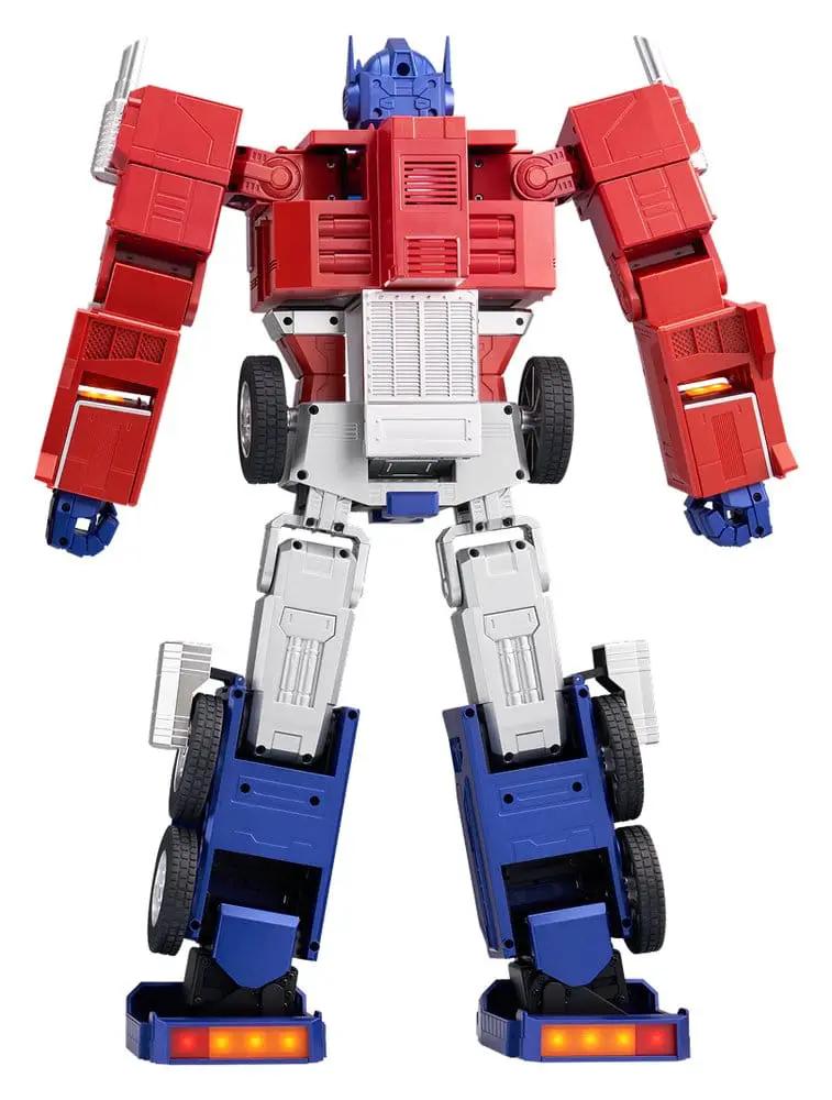 Transformers G1 Optimus Prime action figure, 48 cm tall, red and blue robot.