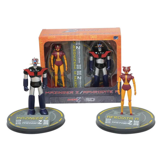 Mazinger Z y Afrodita A: pack de 2 figuras de acción SD TOYS, 15–18 cm