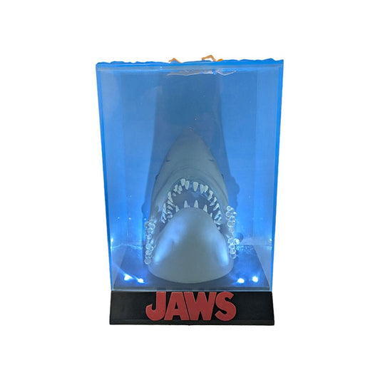 Jaws Figura PVC 3D Poster 50th Anniversary 26 cm con luz LED