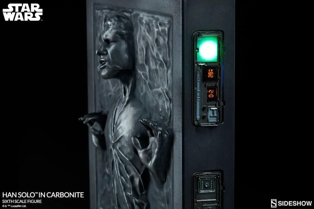 Han Solo in Carbonite sixth-scale figure by Sideshow Collectibles, Star Wars, 38 cm carbonite slab
