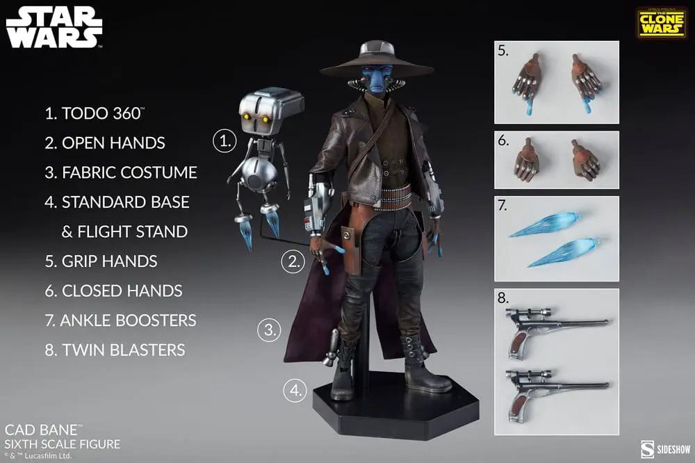Star Wars The Clone Wars Figura 1/6 Cad Bane 32 cm