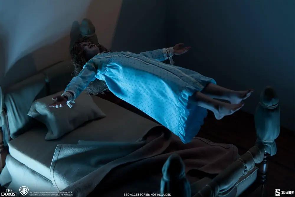 Figura de acción El Exorcista Regan MacNeil 1/6 escala, edición deluxe, 23 cm, iluminación azul, SIDESHOW COLLECTIBLES