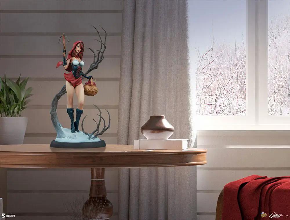 Red Riding Hood statue figurine by SIDESHOW COLLECTIBLES, Fairytale Fantasies Collection, 48 cm