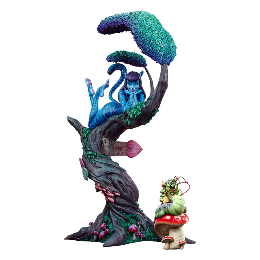 Fairytale Fantasies Collection Estatua Lady Cheshire Cat (Deluxe Edition) 63 cm