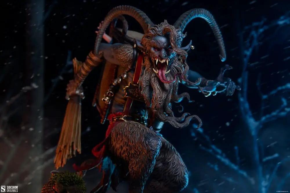 Krampus statue, 48 cm, by Kimera y Foley Shop; horned demon with dark fur and red accents.