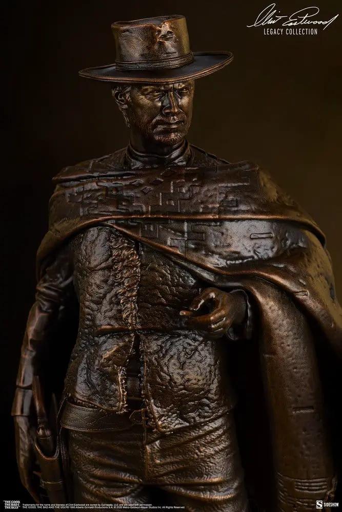 El Bueno, el Feo y el Malo estatua The Man with No Name, faux bronze, 39 cm, SIDESHOW COLLECTIBLES