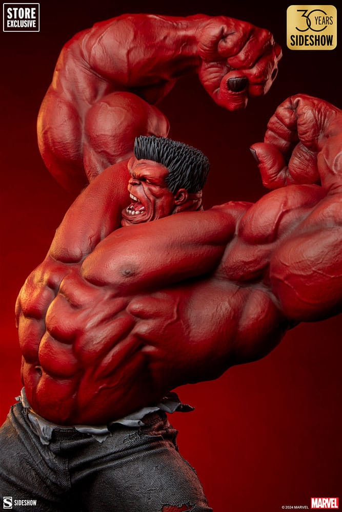 Marvel Estatua Premium Format Red Hulk: Thunderbolt Ross 74 cm