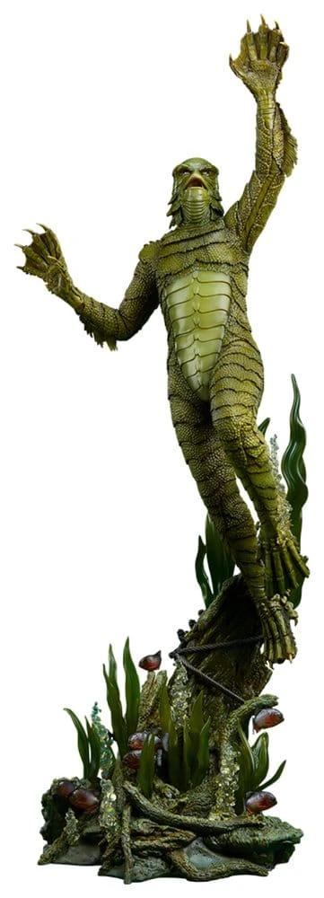 Creature from the Black Lagoon premium statue by Sideshow Collectibles, 80 cm tall, green resin.
