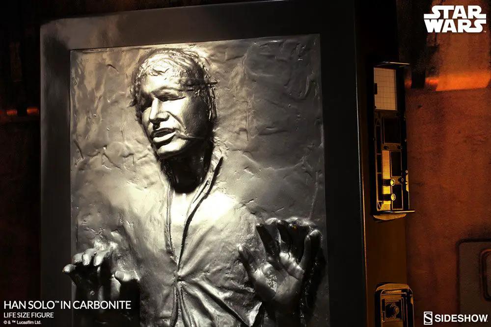 Star Wars Estatua tamaño real Han Solo en Carbonita 231 cm