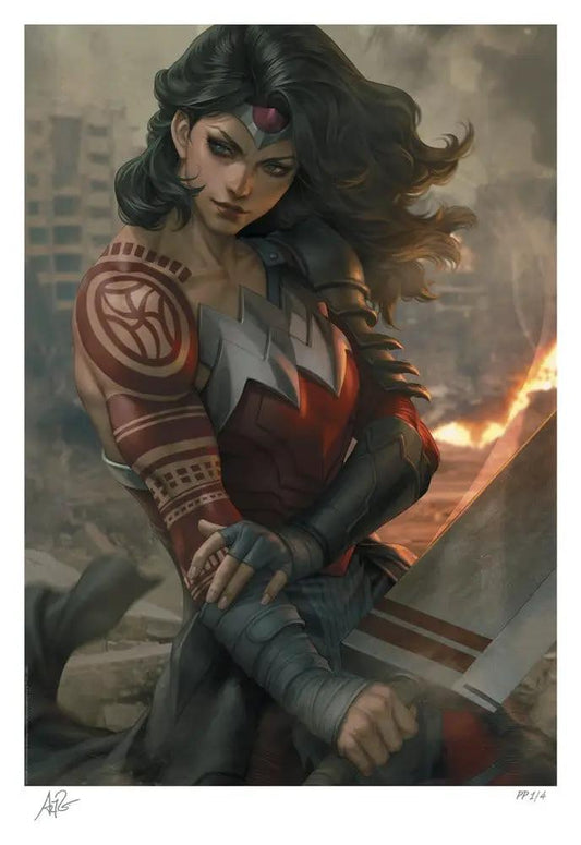 DC Comics Litografia Absolute Wonder Woman 46 x 61 cm - sin marco