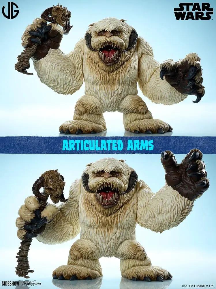 Figura de vinilo Wampa de Star Wars, 30 cm, de Sideshow Collectibles, con brazos articulados.