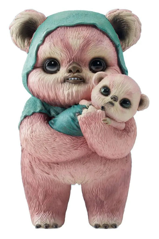 Star Wars Estatua de diseñador Ewok by Mab Graves Pink Variant 18 cm