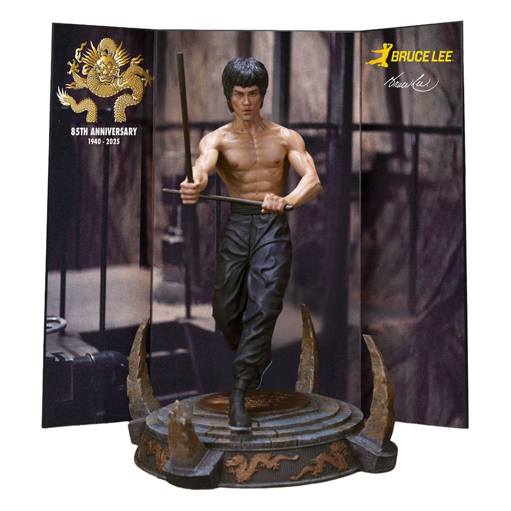 Operación Dragón My Favourite Movie Estatua 1/6 Bruce Lee Kali Sticks Fight Deluxe Basement Version 30 cm