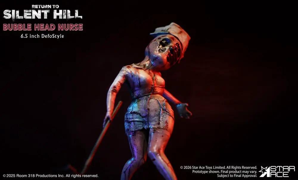 Action figure: Return to Silent Hill Bubble Head Nurse DefoStyle, blue nurse outfit, 16.5 cm, STAR ACE COLLECTIBLES